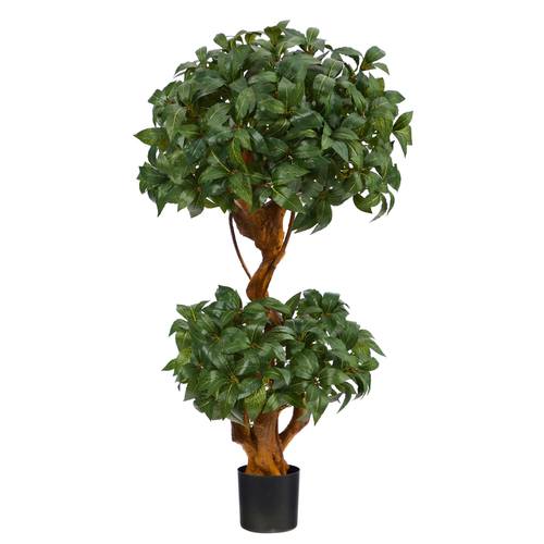 3'Sweet Bay Double Ball Topiary Artificial Tree
