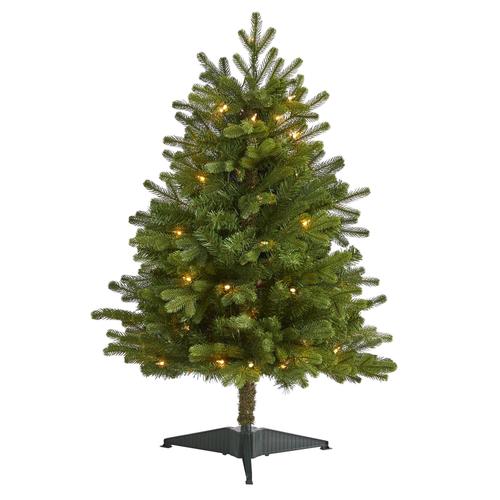 3'Washington Fir Artificial Christmas Tree with 50 Clear Lights