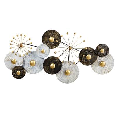 3.5'x 2'Urban Layered Metal Wall Art Decor