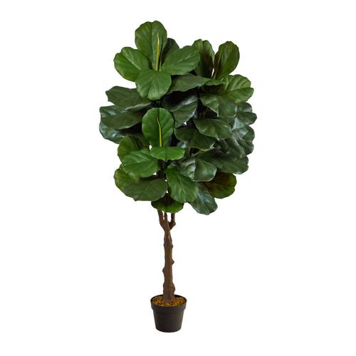 4.5'Fiddle Leaf Fig Artificial Tree (Indoor/Outdoor)
