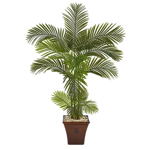 5'Areca Palm Artificial Tree in Brown Planter