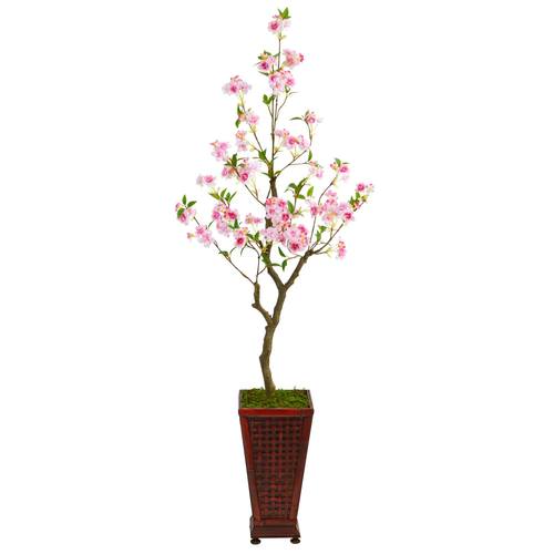 5'Cherry Blossom Artificial Tree in Decorative Planter