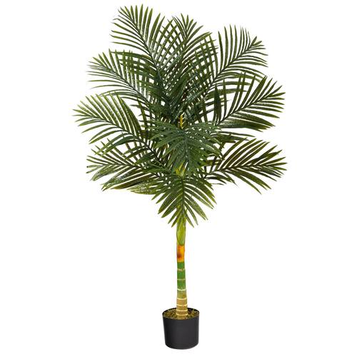 5'Single Stalk Golden Cane Artificial Palm Tree