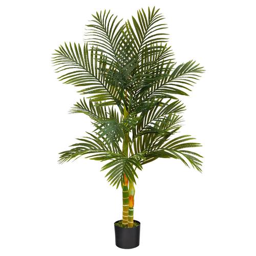 5'Double Stalk Golden Cane Artificial Palm Tree
