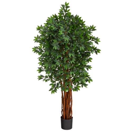 5.5'Lychee Artificial Tree with Natural Trunk