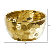 Load image into Gallery viewer, 6.75&quot; Designer Gold Bowl
