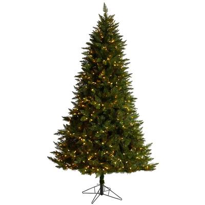 7.5'Vermont Spruce Artificial Christmas Tree with 650 Color Changing (Multifunction with Remote Control) LED Lights with Instant Connect Technology and 1336 Bendable Branches
