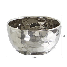 Load image into Gallery viewer, 8.75&quot; Designer Silver Bowl
