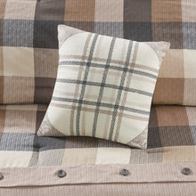 Load image into Gallery viewer, Ridge 7 Piece Herringbone Comforter Set King MP10-7213 By Olliix
