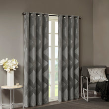Load image into Gallery viewer, Bentley Ogee Knitted Jacquard Total Blackout Panel SS40-0064 By Olliix
