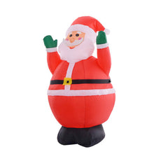 Load image into Gallery viewer, 4 ft Inflatable Christmas Xmas Santa Claus with Two Hands up Decoration
