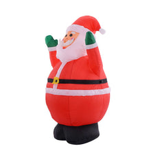 Load image into Gallery viewer, 4 ft Inflatable Christmas Xmas Santa Claus with Two Hands up Decoration
