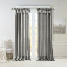 Load image into Gallery viewer, Madison Park Emilia 100% Polyester Twisted Tab Lined Window Panel MP40-6558 By Olliix
