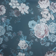Load image into Gallery viewer, Madison Park Simone 100% Polyester Printed Floral Rod Pocket And Back Tab Voile Sheer- Navy MP40-6623 By Olliix
