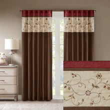 Load image into Gallery viewer, Madison Park Serene Embroidered Window Panel -50X84" MP40-1531 By Olliix
