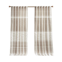 Load image into Gallery viewer, Mila Cotton Printed Window Panel With Chenille Detail And Lining II40-1183 By Olliix

