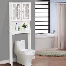 Load image into Gallery viewer, Bathroom Spacesaver Over the Toilet Door Storage Cabinet
