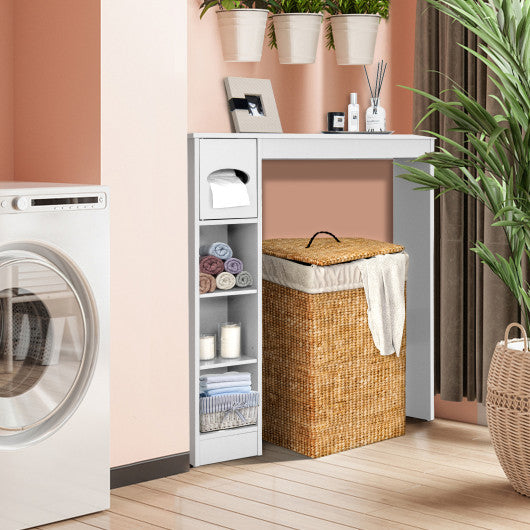 Wooden Toilet Storage Cabinet Bathroom