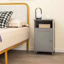 Load image into Gallery viewer, Bathroom Freestanding  Adjustable Shelf Floor Storage Cabinet-Gray
