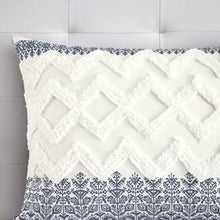 Load image into Gallery viewer, INK+IVY Mila 100% Cotton Printed Duvet Cover Set W/ Chenille II12-1064 By Olliix
