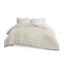 Load image into Gallery viewer, Urban Habitat Mercer 100% Cotton Duvet Cover Set - King/Cal King - Ivory UH12-2320 By Olliix
