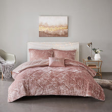 Load image into Gallery viewer, Olliix Felicia 100% Polyester Crushed Comforter Set By Intelligent Design ID10-1970

