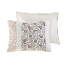 Load image into Gallery viewer, Madison Park Dawn 100% Cotton T180 6 Pcs Printing Pieced Coverlet Set - King/Cal King - Blush MP13-6873 By Olliix
