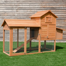 Load image into Gallery viewer, 80&quot; Chicken Coop Cage Large Wooden House
