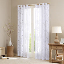 Load image into Gallery viewer, Madison Park Averil Sheer Bird Window Panel -84" Panel MP40-1050 By Olliix
