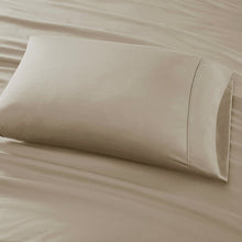 Load image into Gallery viewer, Olliix 525 Thread Count 53% Cotton 47% Polyester Cross Weave Sateen Sheet Set By Madison Park MP20-6519
