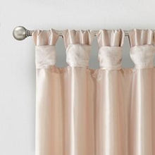 Load image into Gallery viewer, Madison Park Emilia 100% Polyester Twist Tab Lined Window Curtain MP40-6322 By Olliix
