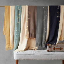 Load image into Gallery viewer, Ink Ivy Stockholm Color Block Faux Cashmere Throw -50X60&quot; II50-239 By Olliix
