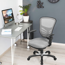 Load image into Gallery viewer, Ergonomic Mesh Office Chair with Adjustable Back Height and Armrests-Gray
