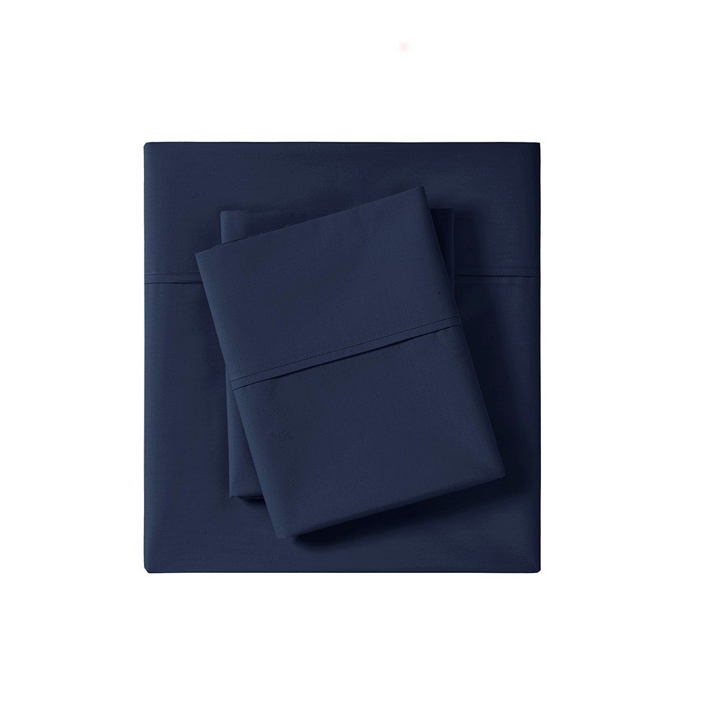 Olliix Peached Percale 100% Cotton Single Pick Peached/Brushed Percale Sheet Set By Madison Park MP20-6640