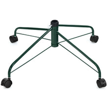 Load image into Gallery viewer, Metal Christmas Tree Stand with Rolling Wheels For Tree Up to 7/9 Ft Tall-9&#39;
