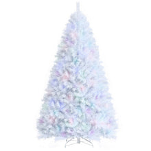 Load image into Gallery viewer, 8 Feet Artificial Christmas Tree with 1636 Iridescent Branch Tips
