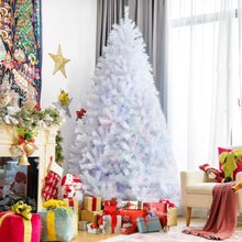 Load image into Gallery viewer, 8 Feet Artificial Christmas Tree with 1636 Iridescent Branch Tips
