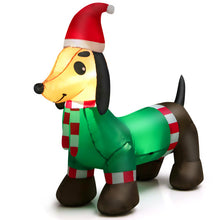Load image into Gallery viewer, 4 Feet Long Christmas Inflatable Dachshund Dog
