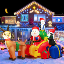 Load image into Gallery viewer, 6 Feet Long Christmas Inflatable Decoration with Built-in LED Lights and Waterproof Blower
