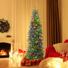 Load image into Gallery viewer, 6 Feet Pre-Lit Artificial Christmas Tree with 648 PVC PE Branch Tips
