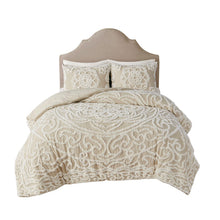 Load image into Gallery viewer, Laetitia Tufted Cotton Chenille Medallion Comforter Set Full/Queen MP10-7114 By Olliix
