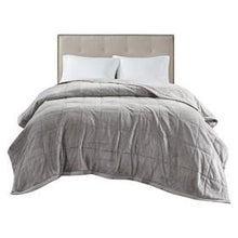 Load image into Gallery viewer, Madison Park Coleman 100% Polyester Reversible Plush To Microfiber Da Blanket MP51-6378 By Olliix
