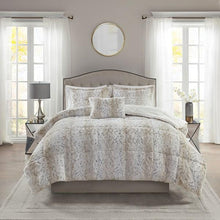 Load image into Gallery viewer, Madison Park Zuri 4Pc Faux Fur Comforter Set MP10-6296 By Olliix
