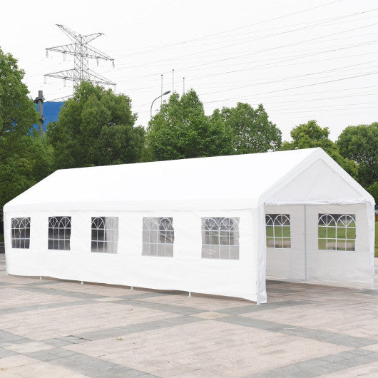 Heavy Duty Canopy Carport Wedding Party Tent-13' x 33'