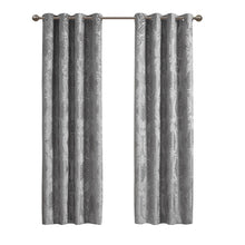 Load image into Gallery viewer, Amelia Knitted Jacquard Paisley Total Blackout Grommet Top Curtain Panel - SS40-0199
