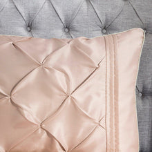 Load image into Gallery viewer, Madison Park Laurel 100% Polyester Polyoni Pieced With Tufted 7 Piece Comforter Set - Full - Blush MP10-6644 By Olliix
