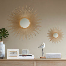 Load image into Gallery viewer, Madison Park Fiore Sunburst Mirror -Large Mp160-0181
