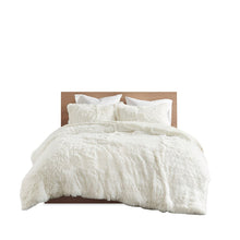 Load image into Gallery viewer, Malea Shaggy Fur Duvet Cover Set King ID12-1925 By Olliix
