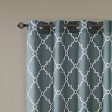 Load image into Gallery viewer, Madison Park Fretwork Print Window Curtain -108" Panel MP40-2026 By Olliix
