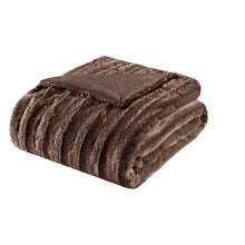 Load image into Gallery viewer, Madison Park Duke Long Fur Throw -50X60&quot; MP50-455 By Olliix
